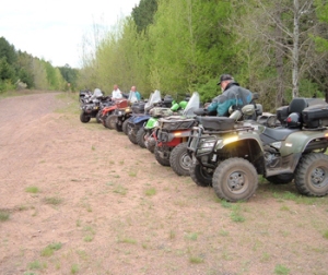 ATVs on Cattail State Trail